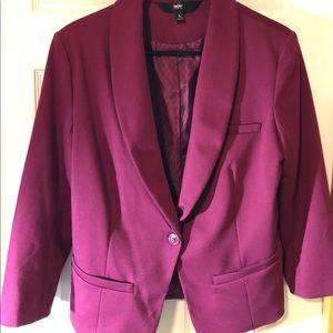 Burgundy blazer